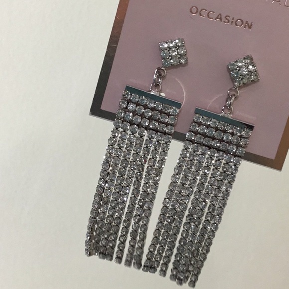 Adrienne Vittadini Rhinestone Tassel Earring + Bonus Pairs Fashion Jewelry NWT - Picture 2 of 5
